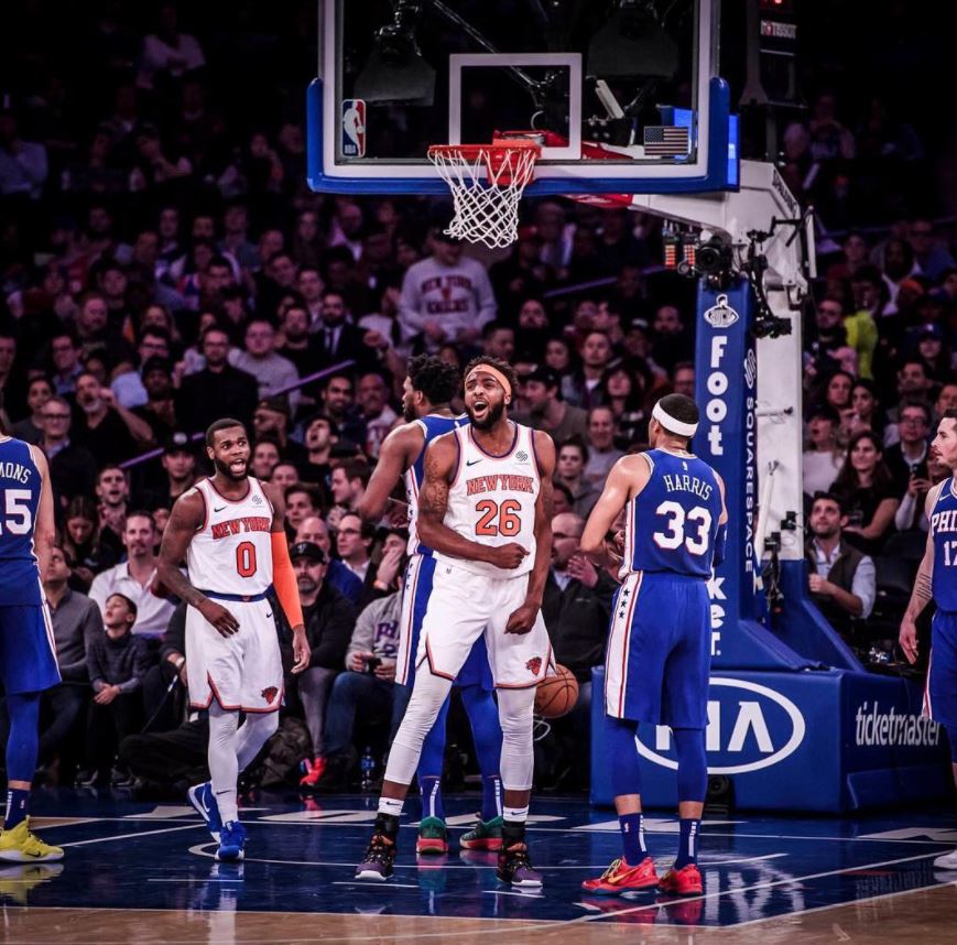 Mitchell Robinson on the court