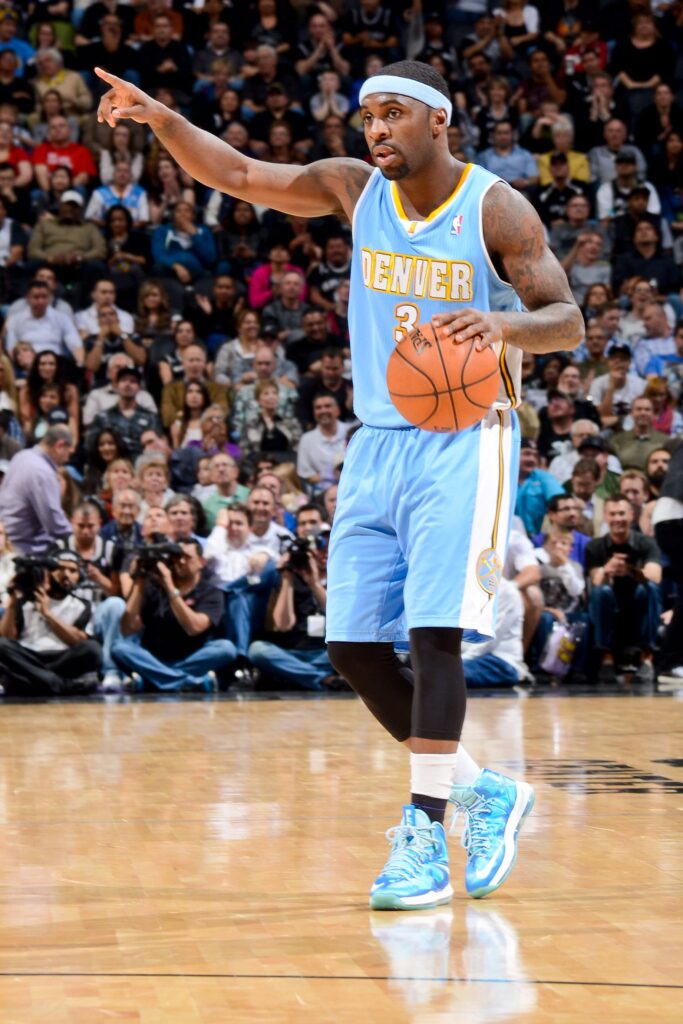 Ty Lawson In The Denver Nuggets Jersey