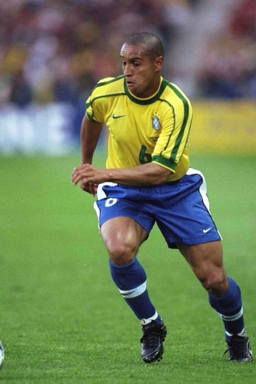 Roberto Carlos In Brazil National Jersey