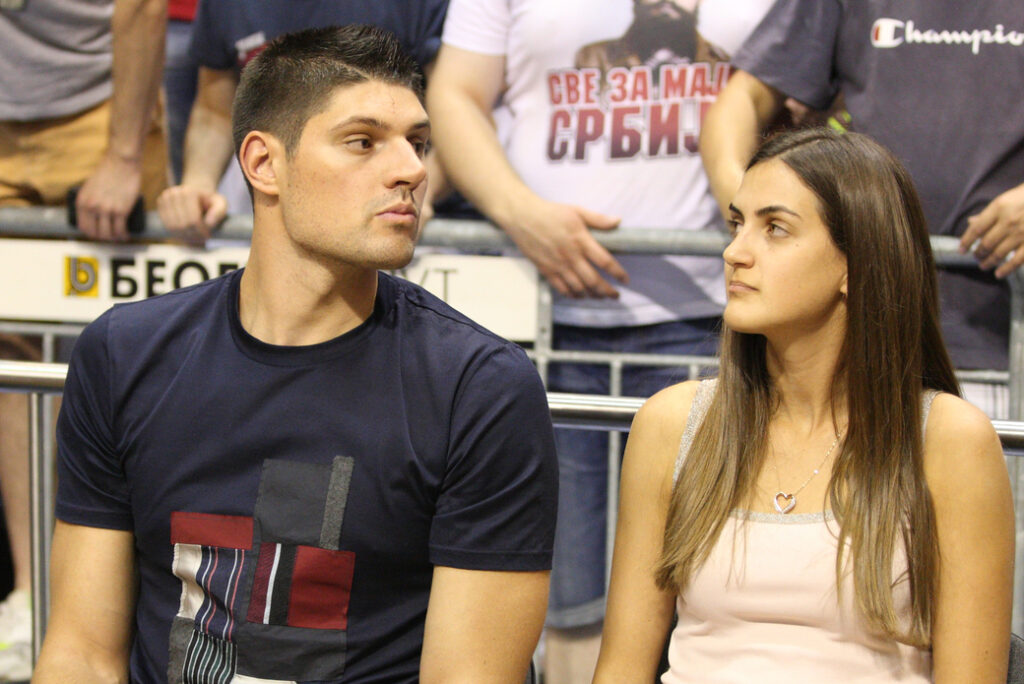 Vucevic with his wife (Surce: Telegraf.rs)