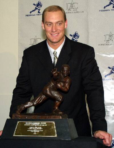 Chris Weinke received the Heisman trophy in 2000 at the age of 28.