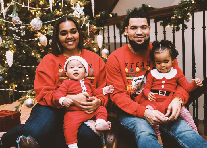 fred-vanvleet-with-his-girlfriend-and-children