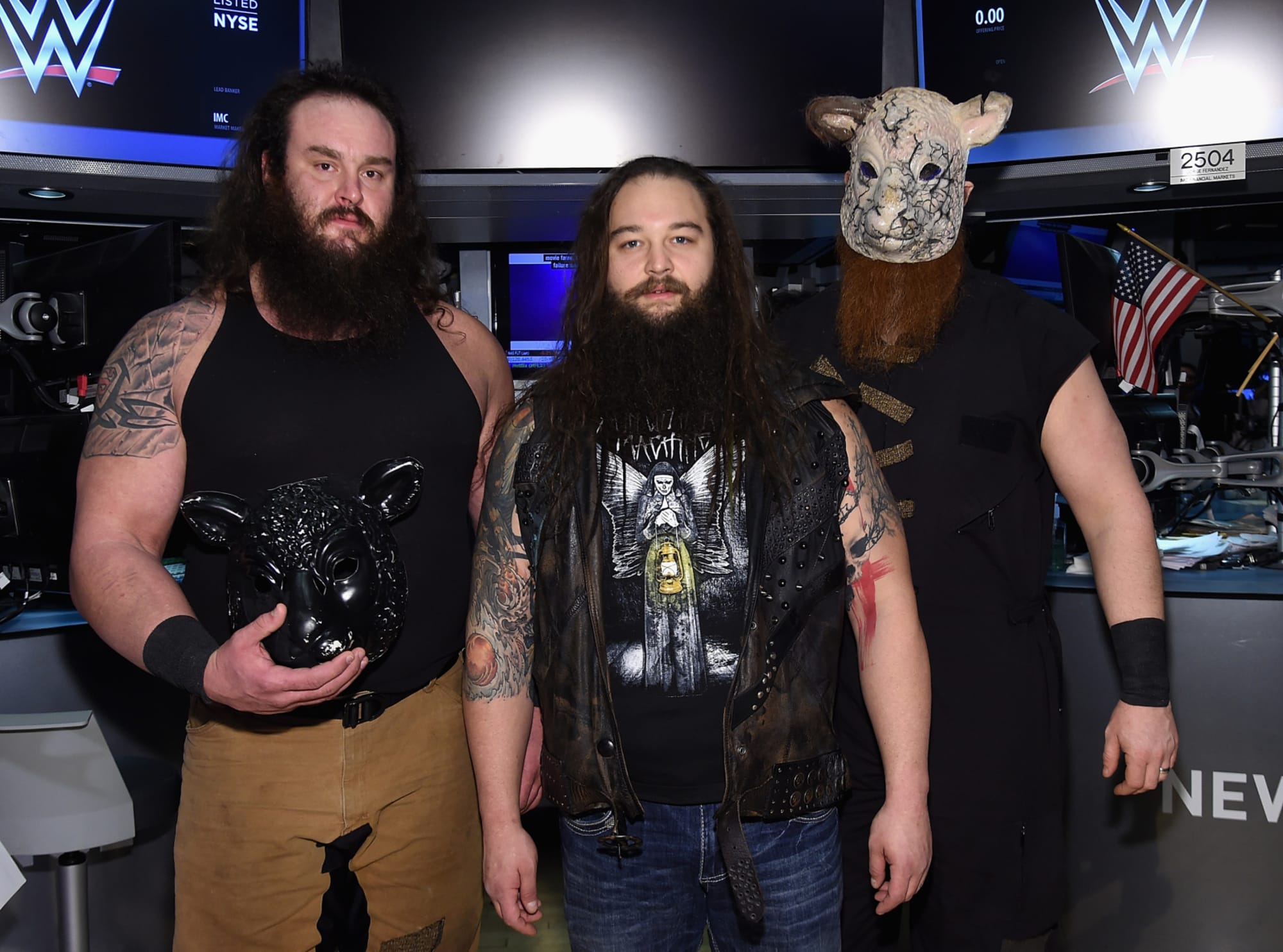 Bray Wyatt with the Wyatt Family.