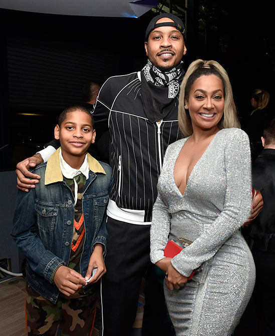Anthony with his ex-wife & son