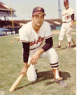 Belanger playing for Orioles