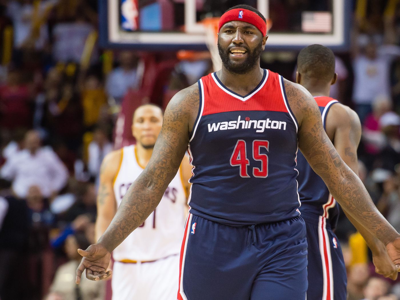 Blair with the Washington Wizards (Source: bullets.com)
