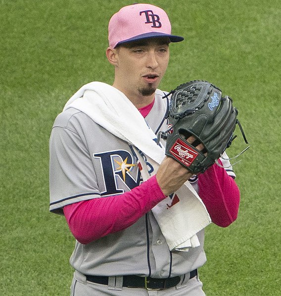 Blake Snell playing for the Rays
