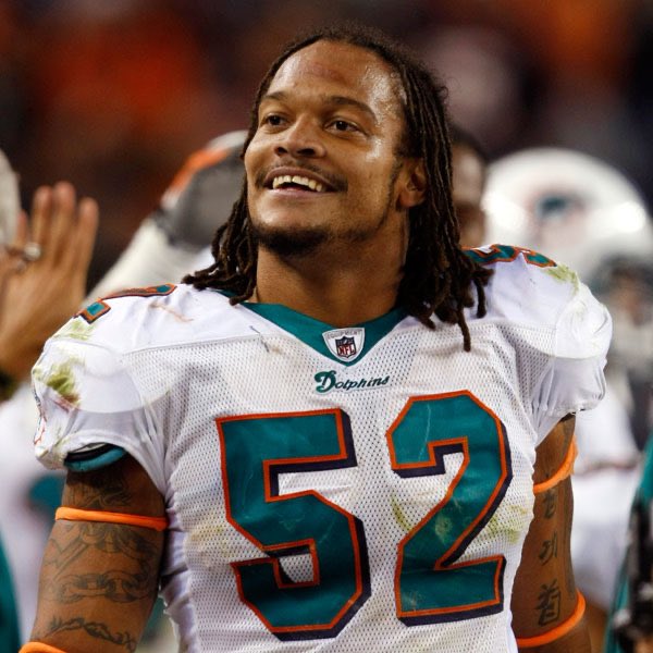 Channing Crowder During His Time With The Dolphins