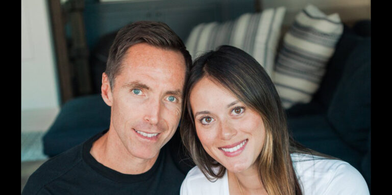 Steve Nash with his current wife (Source: Biography Pedia)