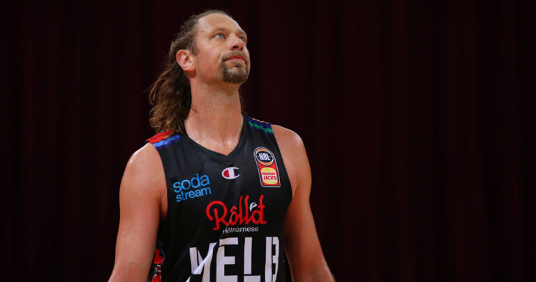 David Andersen in black jersey