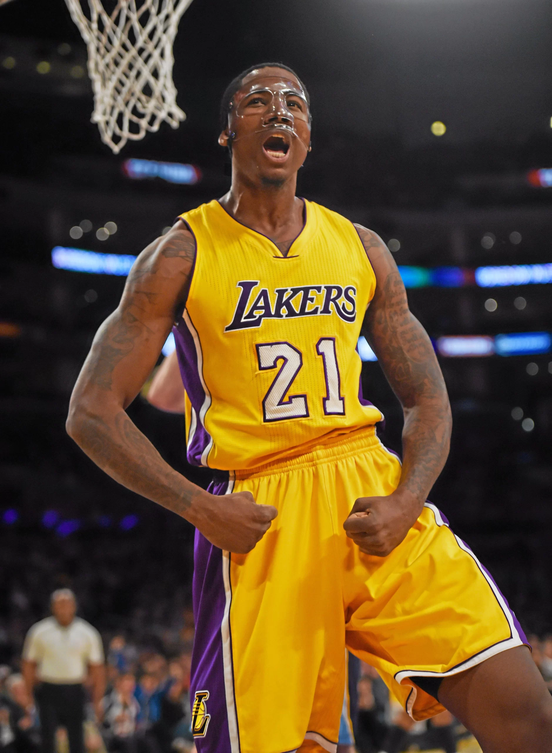 Davis with the Lakers