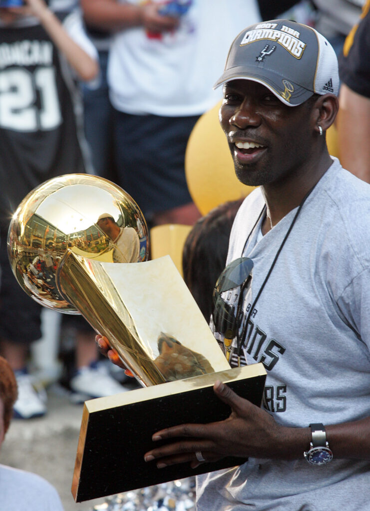 Finley With NBA Championship Title With The Spurs