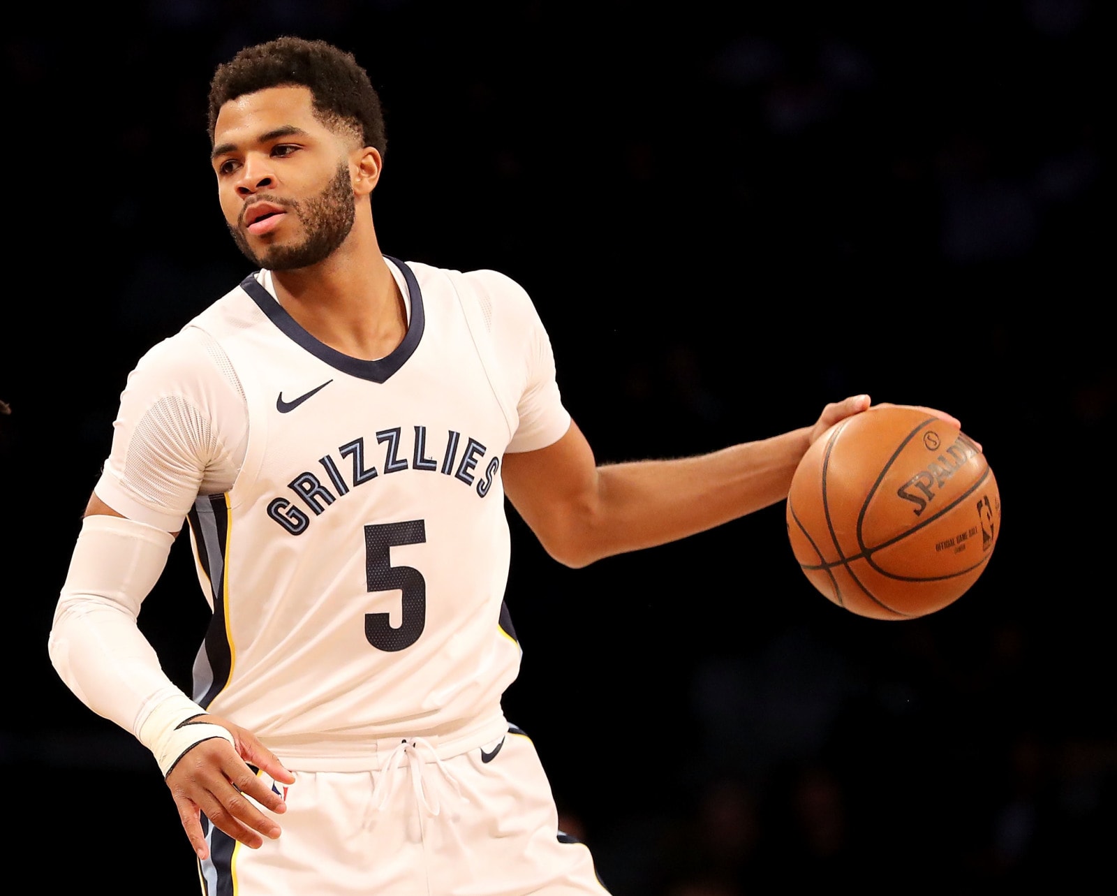 Harrison with Memphis Grizzlies (Source: bealestreetsbear.com)