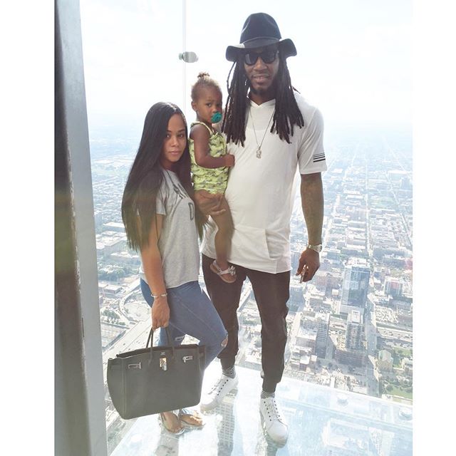 Jae Crowder With His Ex-Girlfriend And Daughter