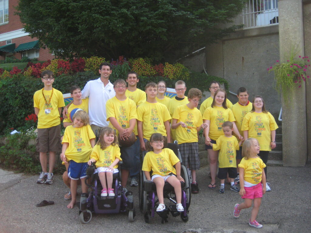 Kirk Hinrich with Camp High Hopes