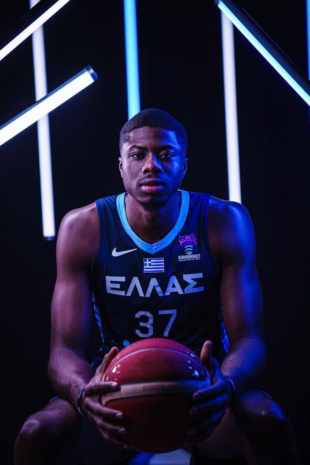 Kostas Antetokounmpo During The Photoshoot