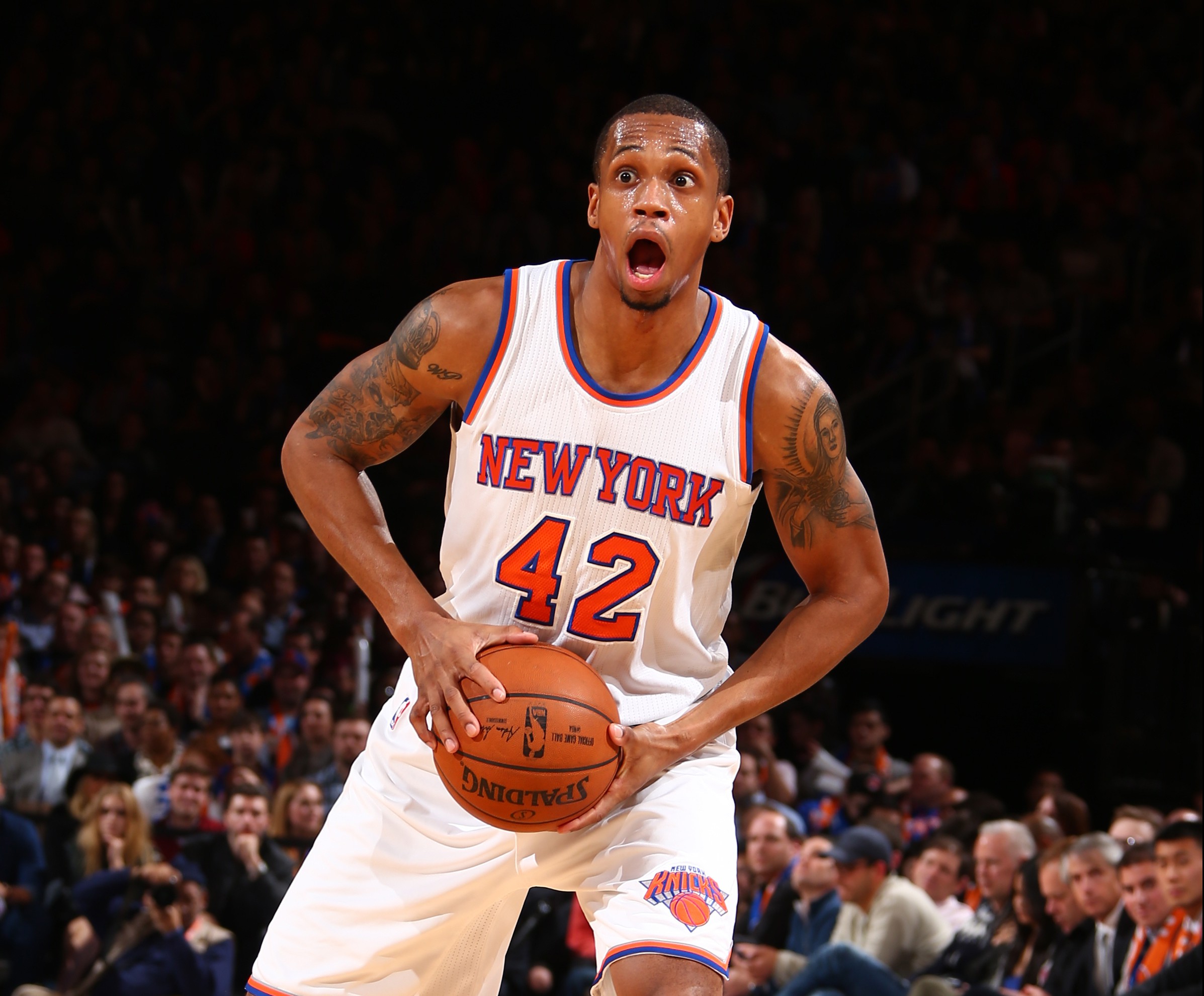 Lance Thomas with New York Knicks (Source: nbcsports.com)