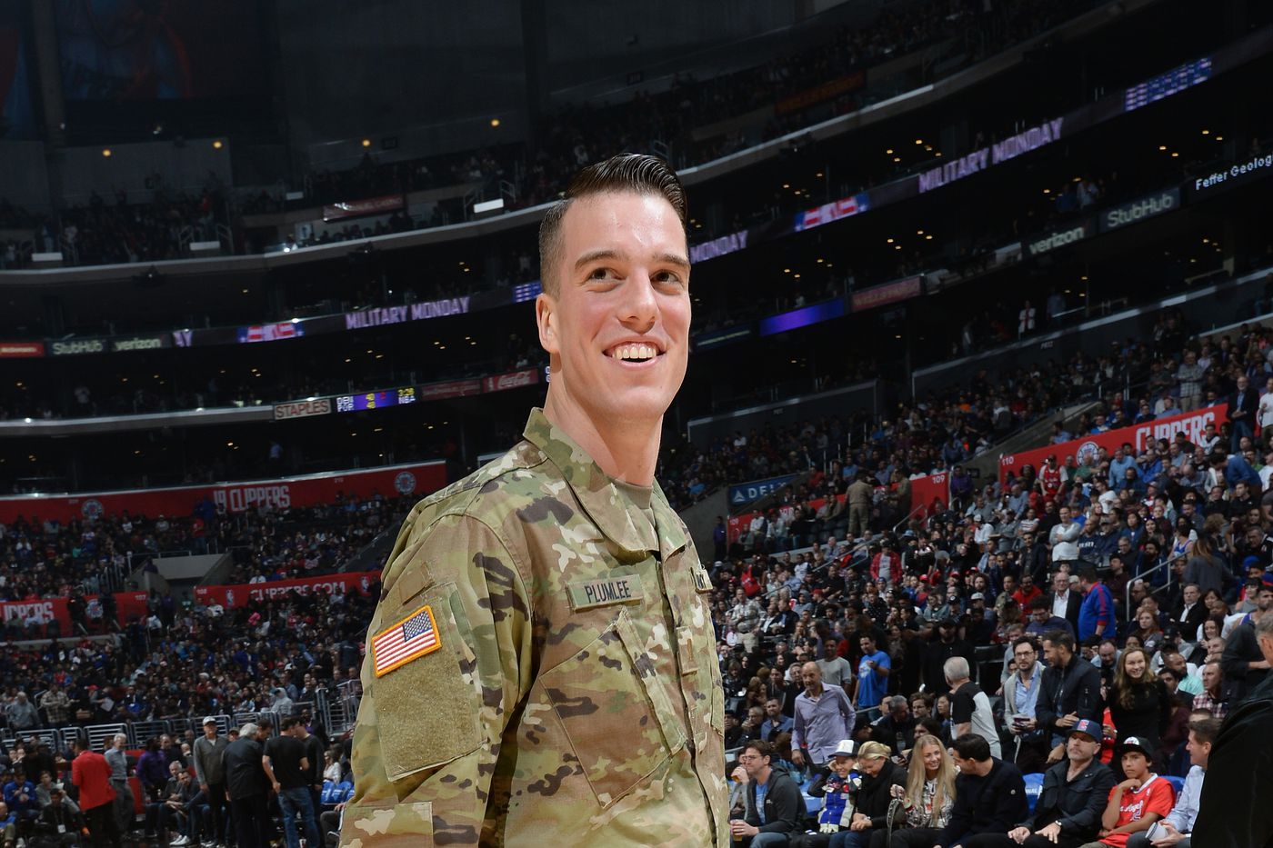 Marshall Plumlee as army.