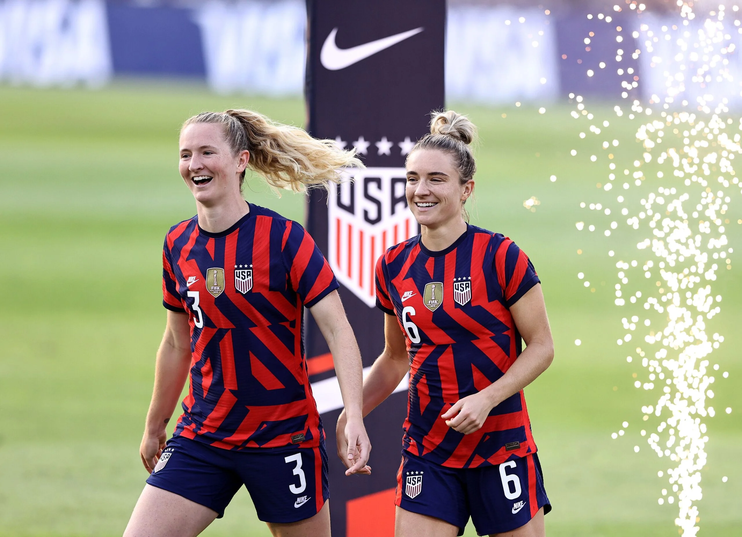 Sam And Kristie Representing US Women's National Team 