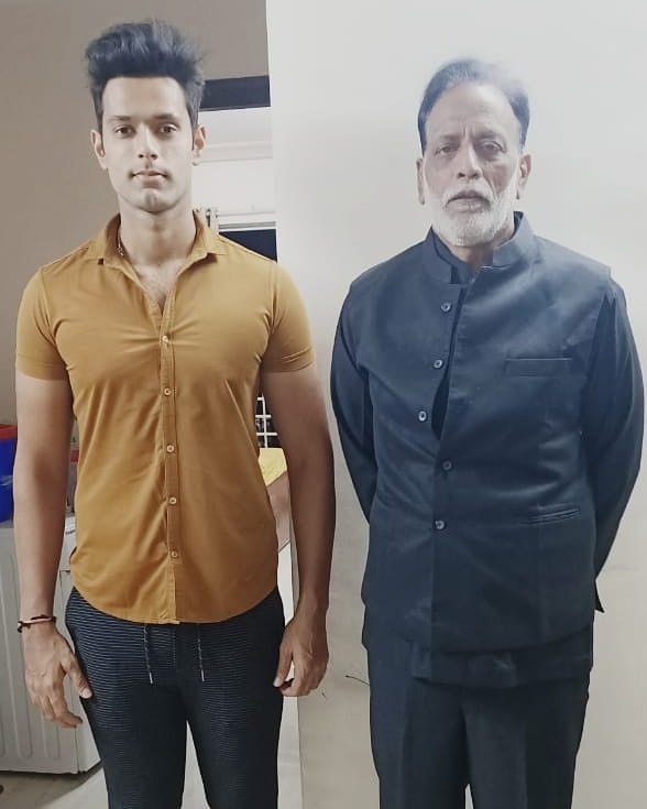 Shivam Dube With His Father