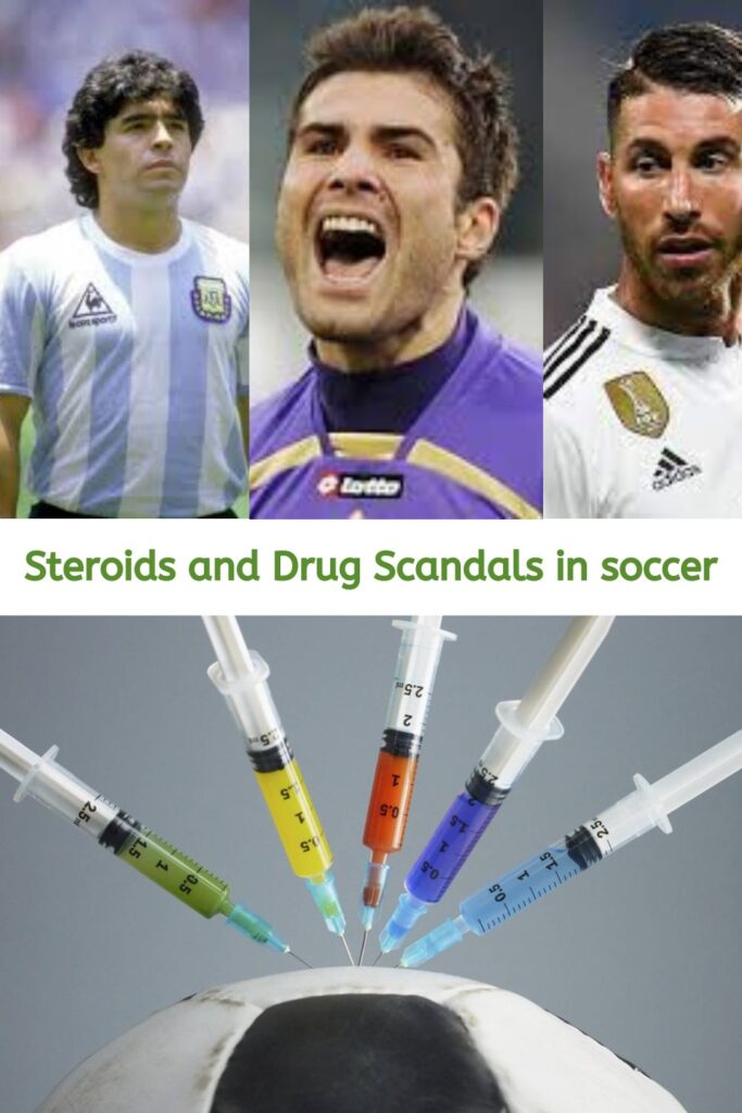 Steroids and Drugs in soccer by top football players in the world