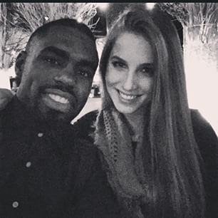 Tim with his ex-girlfriend Kylie (Source: BlackSportsOnline)