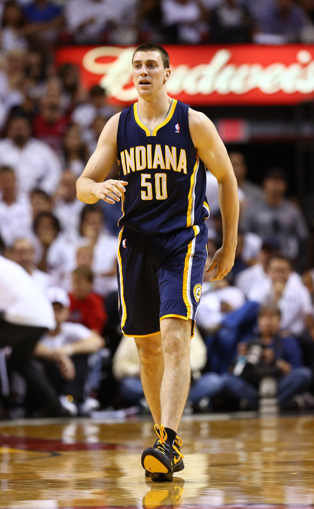 Tyler Hansbrough in the Pacers jersey 