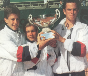 WiM (Right) with a winning trophy