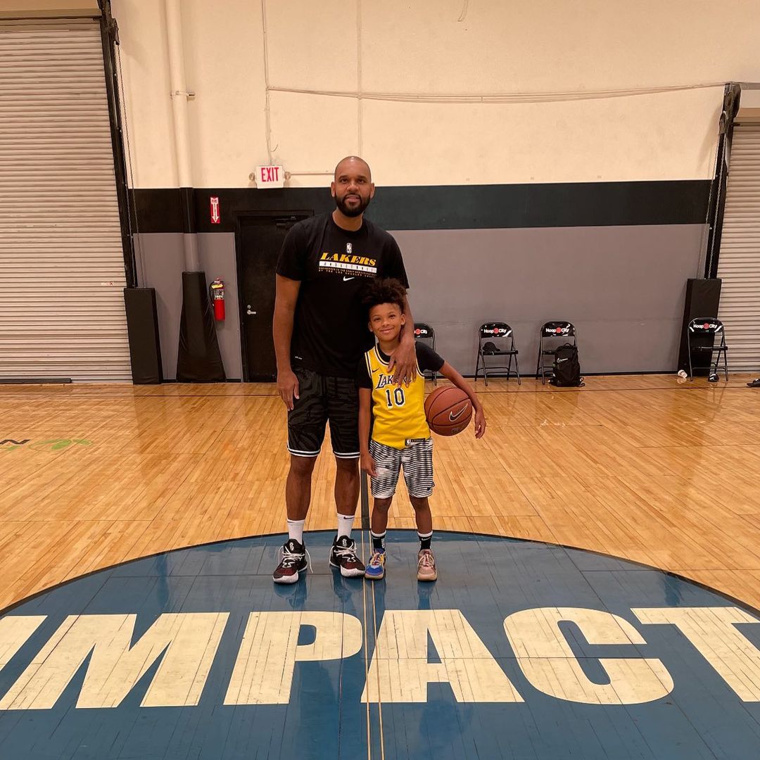 Jared Dudley along with his son (Source: Instagram)