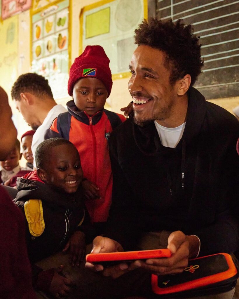 Malcolm Brogdon during his charity work (Source: Instagram)