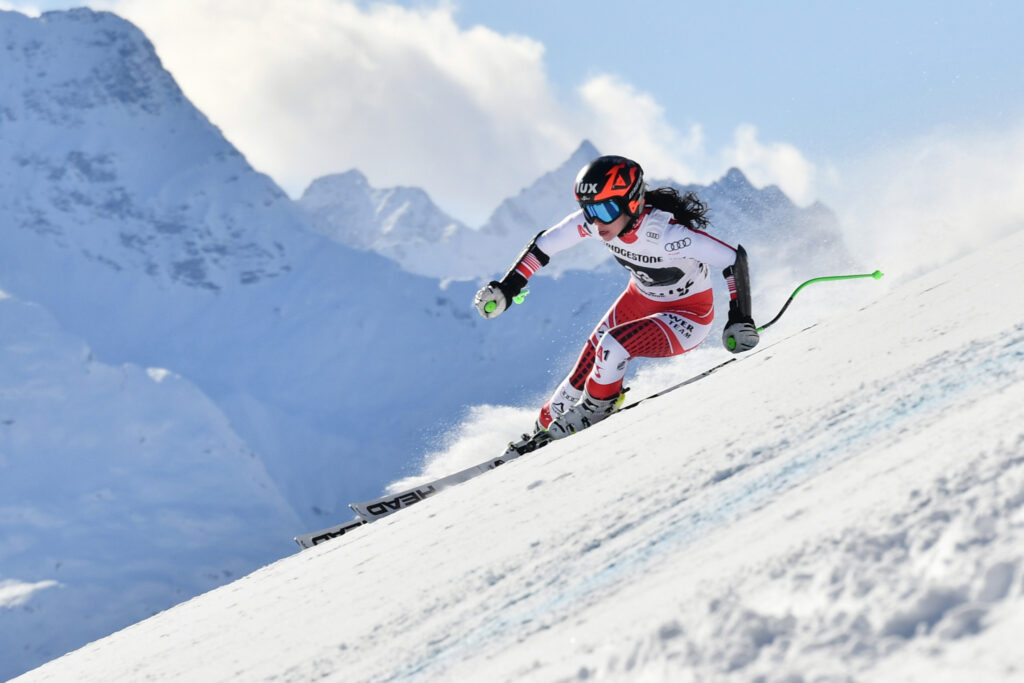 stephanie brunner skiing