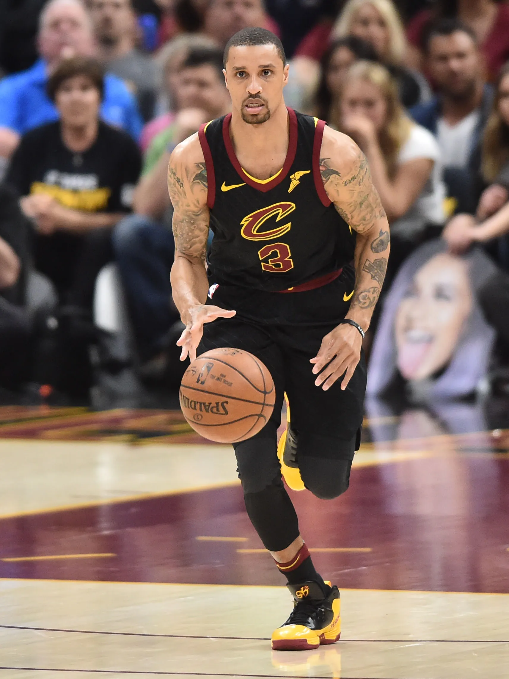 George Hill In Cleveland Jersey
