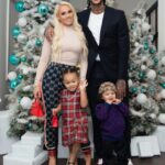 Alaina with her husband and her kids