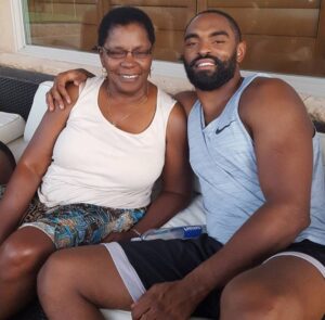 Anderson with his grandmother (Source: Instagram)