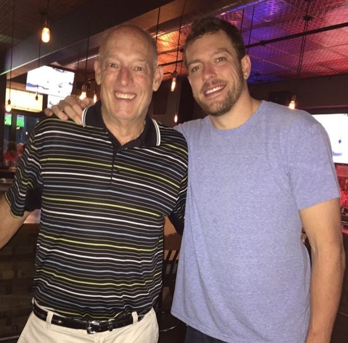 David Lee with his father Gary (Source: Instagram)