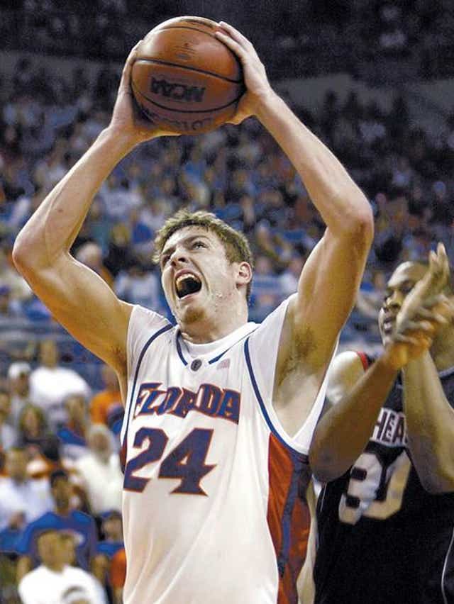 David Lee with the Florida Gators (Source: Gainesville Sun)