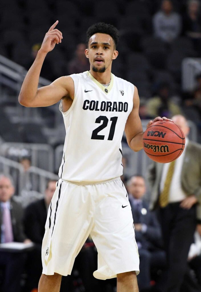 Derrick White with the Colorado Buffaloes (Source: San Antonio Express-News)