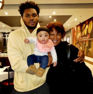 Diamond Stone with his loved ones