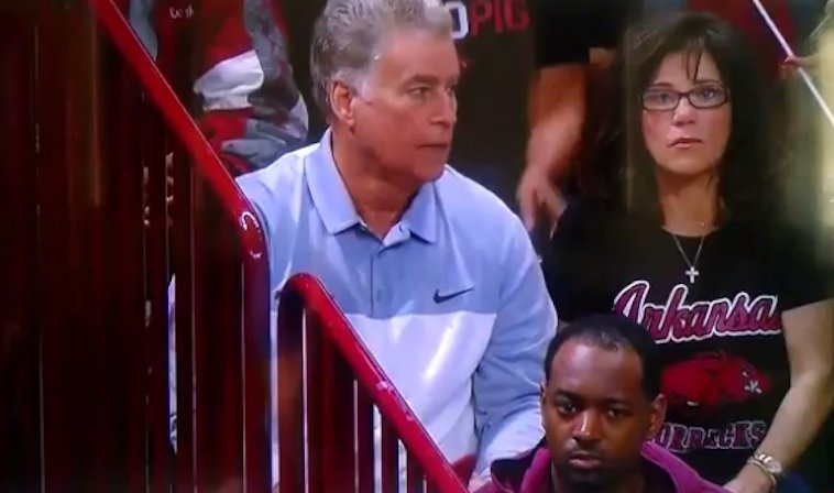 Dusty's Father And Mother Attending His Game