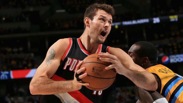 Freeland with Portland Trail Blazers (Source: skysports.com)