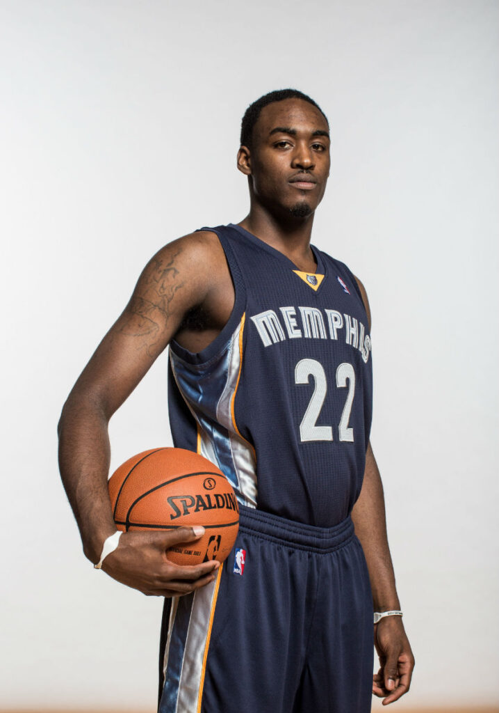 Jamaal Franklin with first played NBA team, Memphis Grizzlies (Source: yibada.com)
