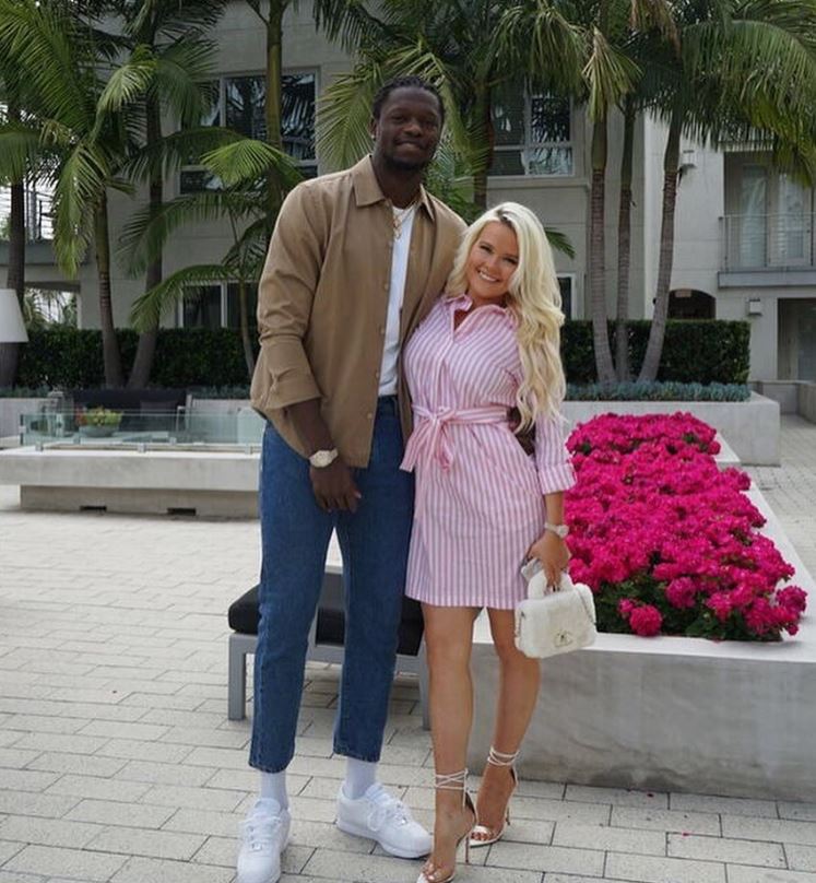 Julius Randle and Kendra Shaw