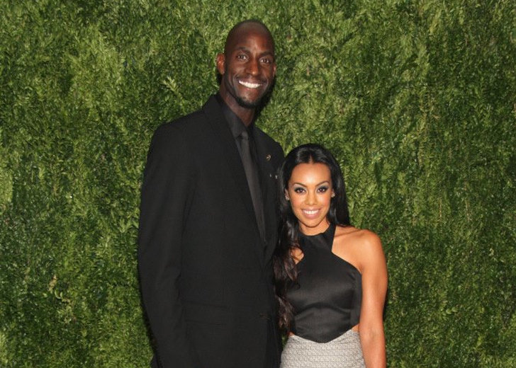 Kevin Garnett with his ex-wife (Source: Hollywood Mask)