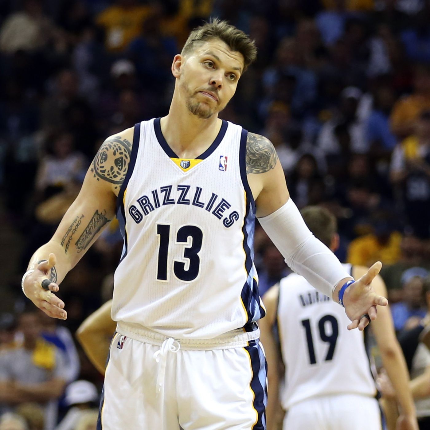 Mike Miller in the Grizzlies jersey