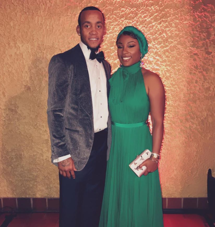 Monta Ellis and his wife, Juanika