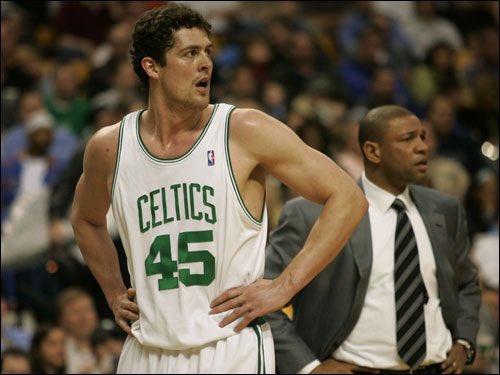 Raef LaFrentz With Celtics