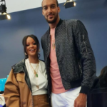 Rudy Gobert with the singer Rihanna