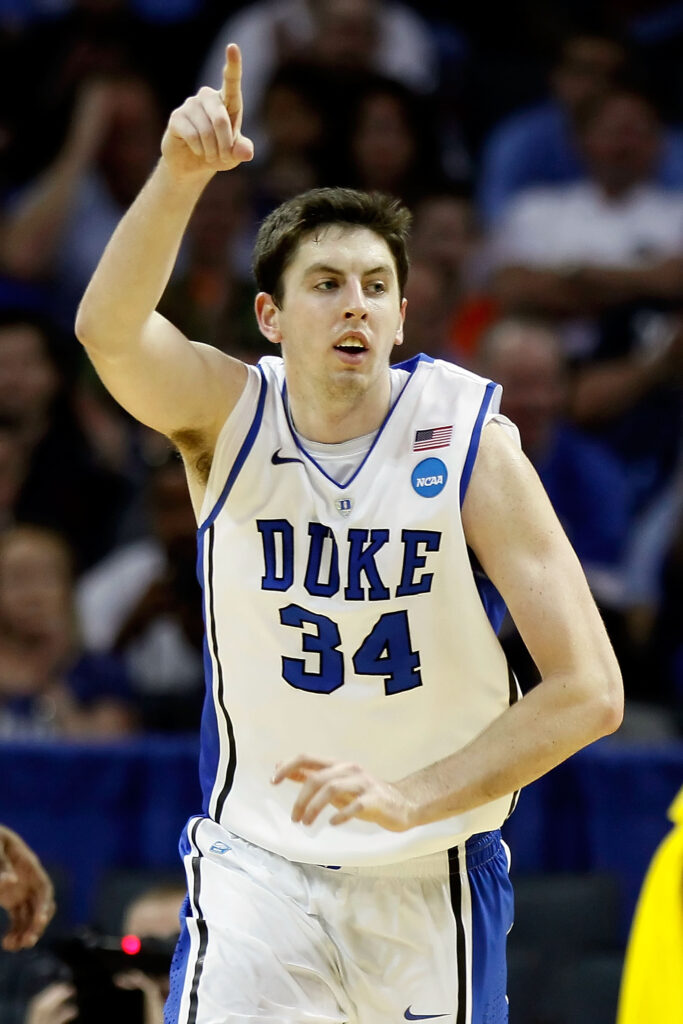 Ryan Kelly with the Duke Blue Devils (Source: Bleacher Report)