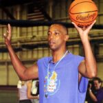 Sean Elliott While Basketball Practice