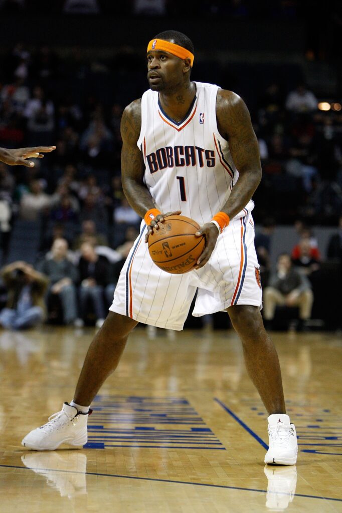 Stephen Jackson with the Bobcats